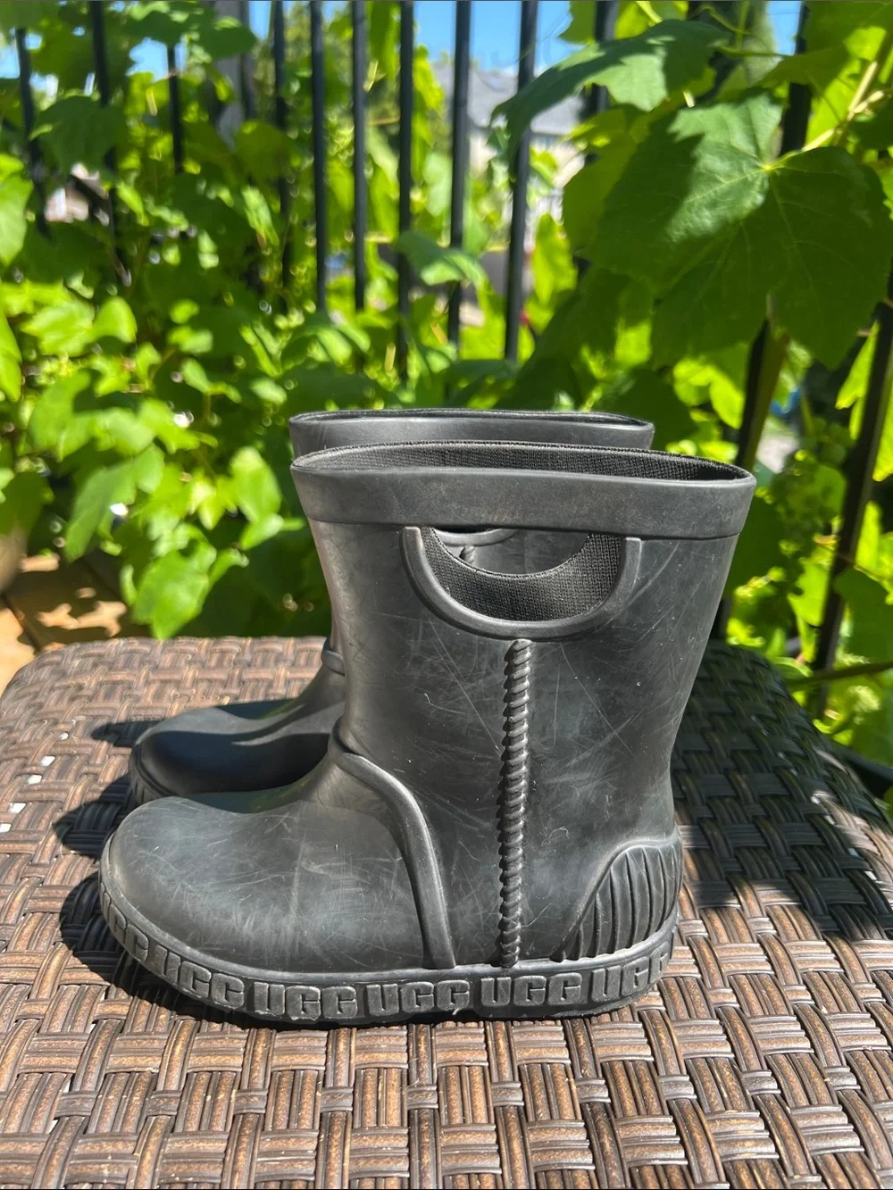 UGG Black Kids' Pull-On Rain Boots